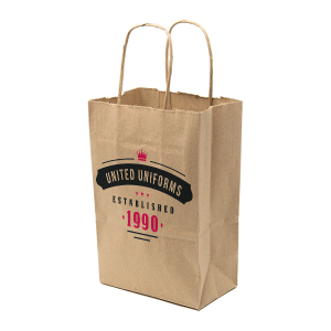 Full Color Natural Handle Shopper Paper Bags